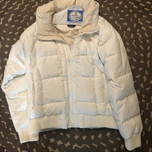 Woman’s north face puffer